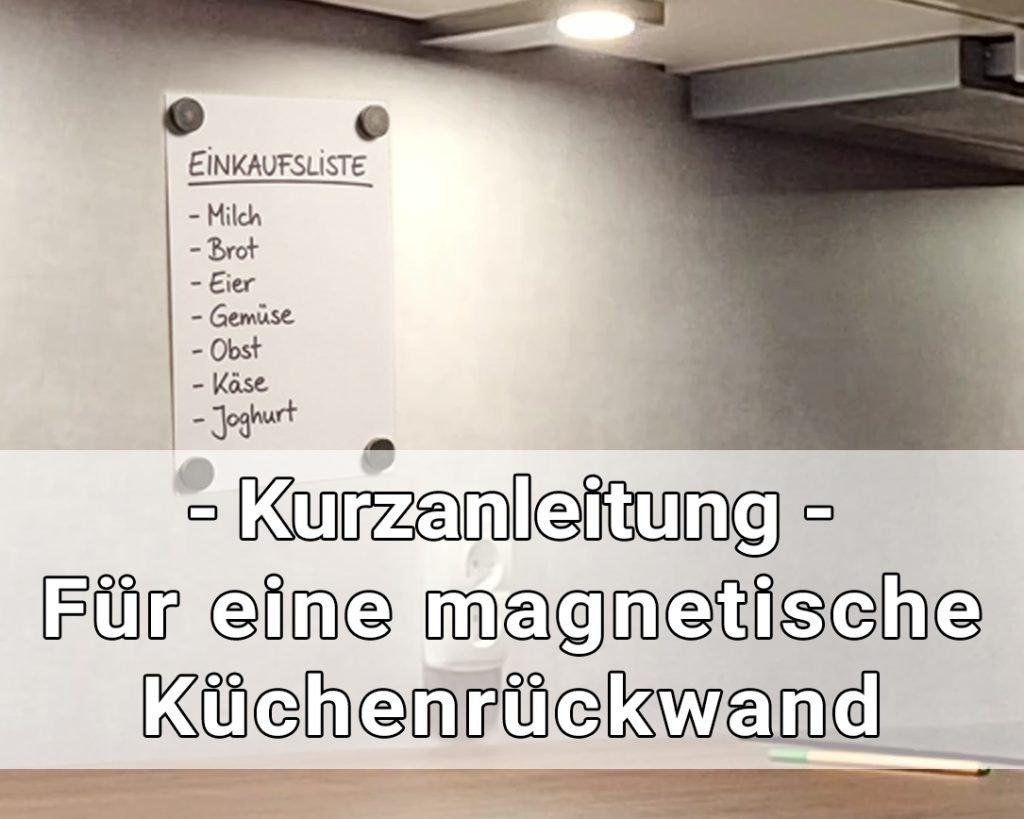Küchenrückwand mit Mehrwert: Unsichtbar magnetisch