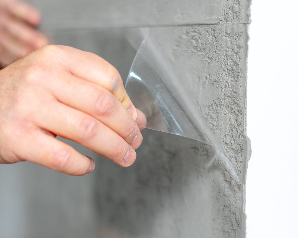 Schalungsfolie auch für verwinkelte Wandbereiche!