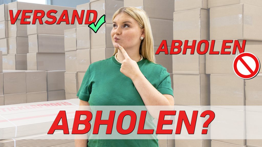 Versand von Küchenrückwänden und Türtapeten und Duschrückwänden statt Abholung vor Ort